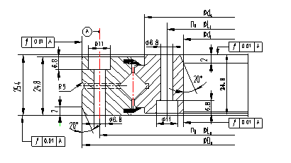 XSU141094 top quality csf harmonic drive special for robot industrial robot bearings Cooperative Robot
