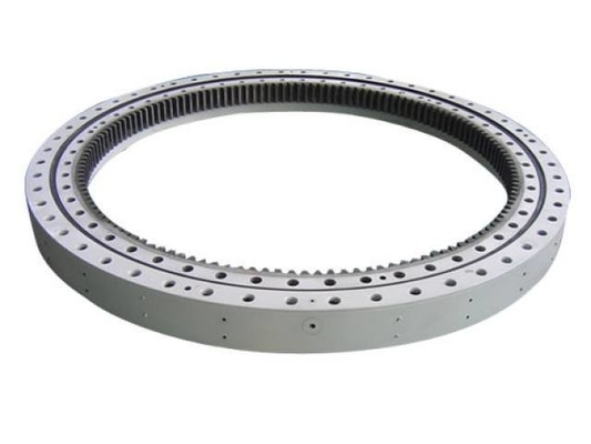 Three Row Pole Industrial Turntable Bearings , Komatsu PC650 Ball Bearing Slewing Ring
