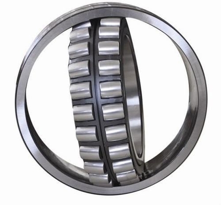 GCr15 Self Aligning Roller Bearing With Machined Brass Cage / Tapered Bore