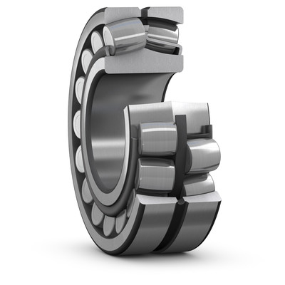 GCr15 Self Aligning Roller Bearing With Machined Brass Cage / Tapered Bore